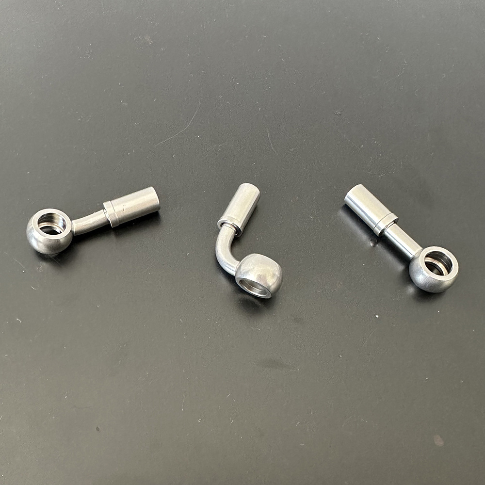 Motorcycle Hydraulic Oil Pipe 10mm Stainless Steel 0-28-90 Degree Braided Brake Clutch Oil Pipe Joint