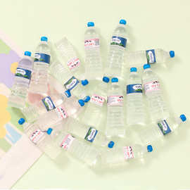 仿真矿泉水迷你饮料夜光小酒瓶微缩食玩 diy手工玩具树脂饰品配件