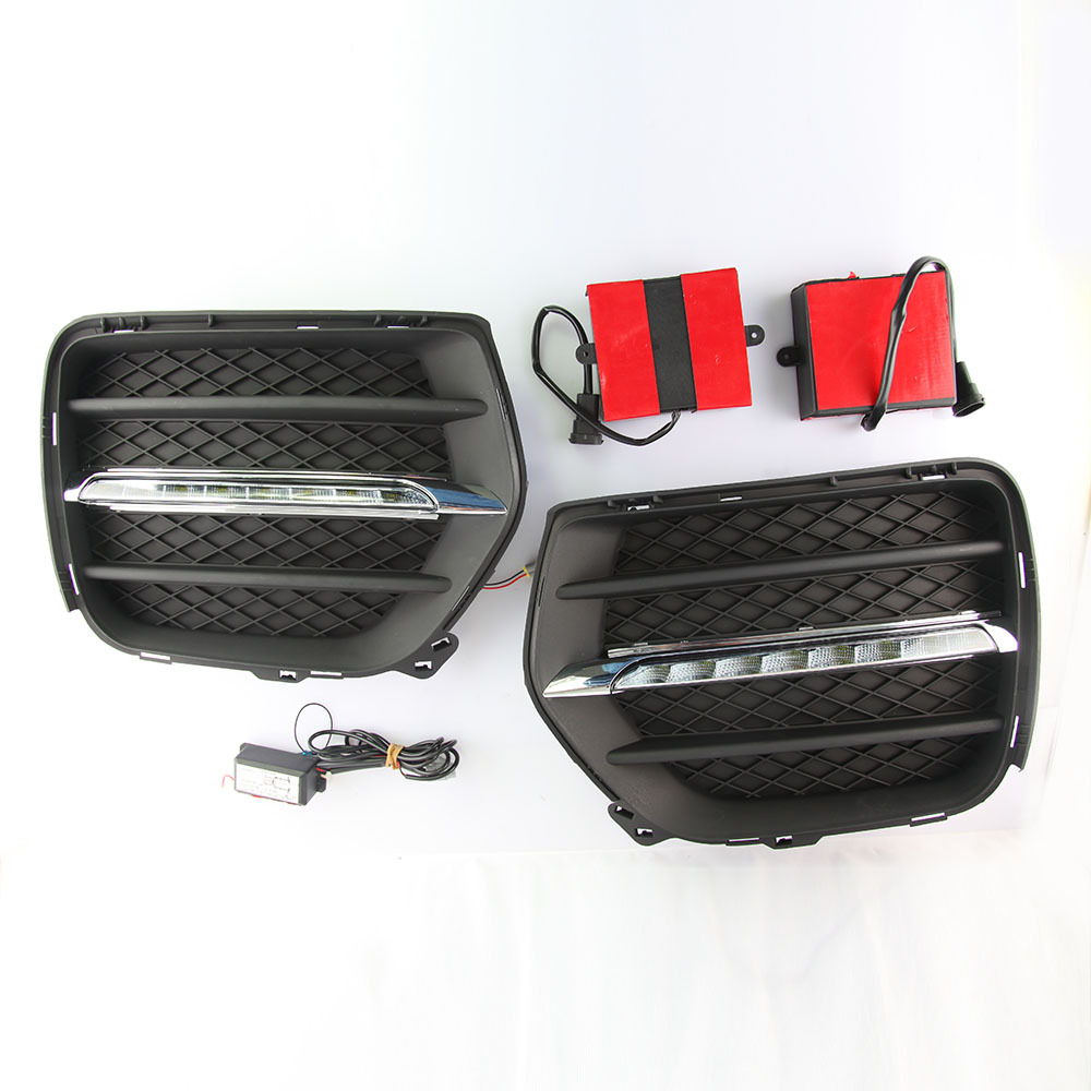 Adecuado para BMW X6 luz diurna 11-13 X6 E71 Luz de marcha diurna LED Luz de marcha diurna BMW luz antiniebla