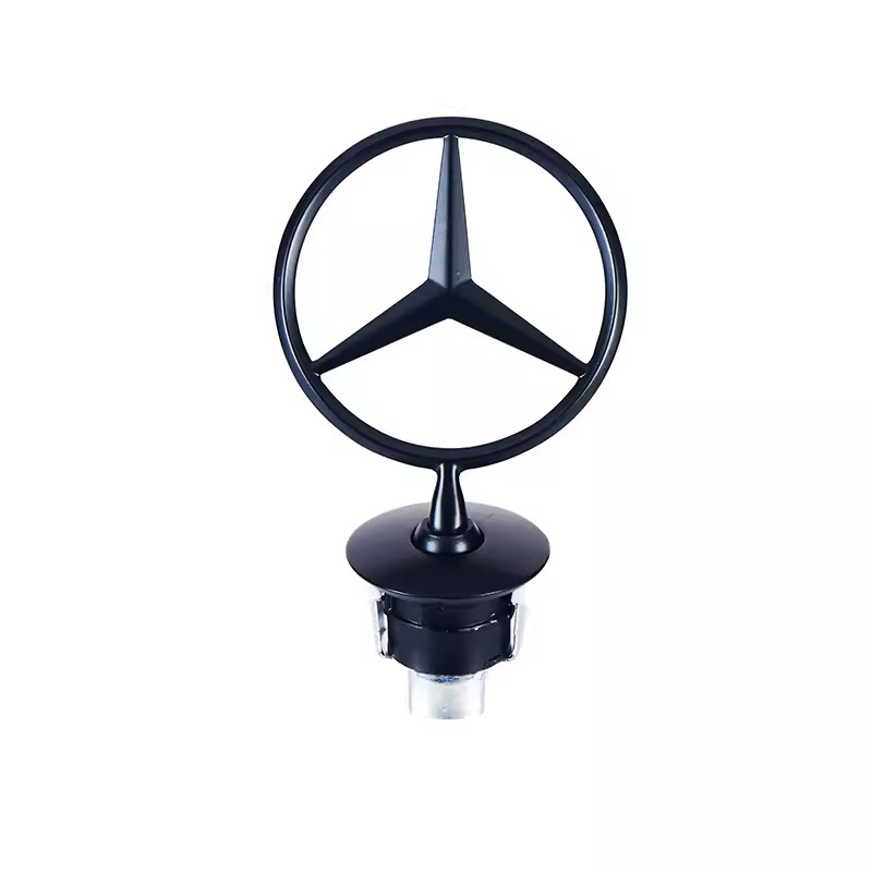 メルセデス・ベンツEクラス、Sクラス（W211）用、黒色エンブレム、金色エンブレム、E300、S350、ボンネットエンブレム、車エンブレム|undefined