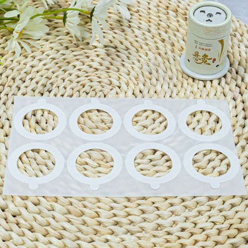 Round moxibustion patch, breathable medical double-sided adhesive, non-woven double-sided adhesive flower-shaped isolation patch for moxibustion