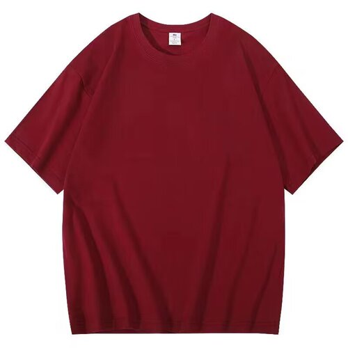 Men's Short Sleeve T-Shirt 180g Thin Plain Crew Neck T-Shirt White Man T-Shirt