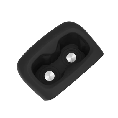 central console cup holder, silicone: Car cup holder/beverage holder