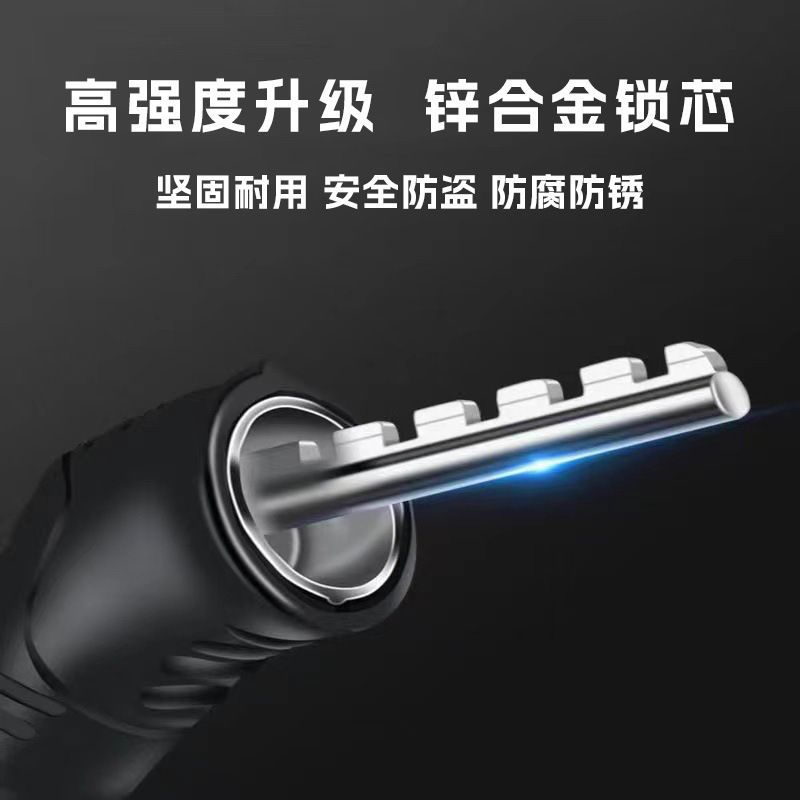 Bicycle Lock, Password Helmet Lock, Anti-Theft Steel Cable Lock, Retractable Password Lock, Electric Bike Riding Accessories, Luggage Lock