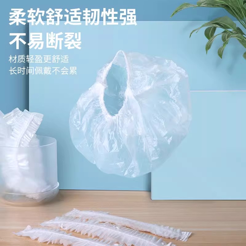 sombrero de baño desechable sombrero de cabello seco sombrero de baño impermeable sombrero de cabello de baño rápido sombrero de secado para el hogar diario cubierta de película de preservación para el hogar