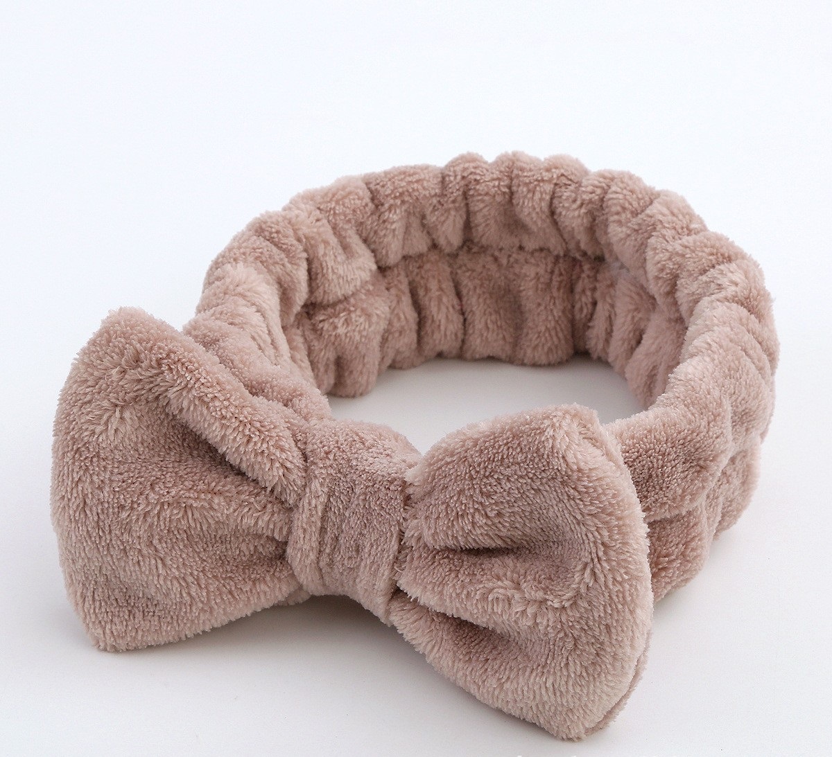 Bow Europa y América transfronterizos peluche correa de pelo pulsera lavado facial pulsera spa absorción de agua sudor impermeable