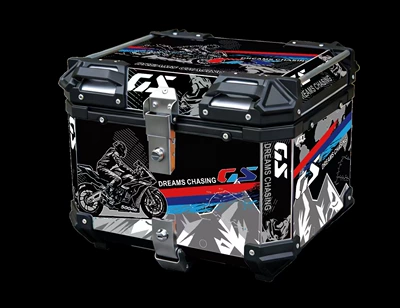 Box, Aluminum Alloy, Large Capacity, Motorcycle trunk - 36l-cyclist-installation-accessories-quick-release-base