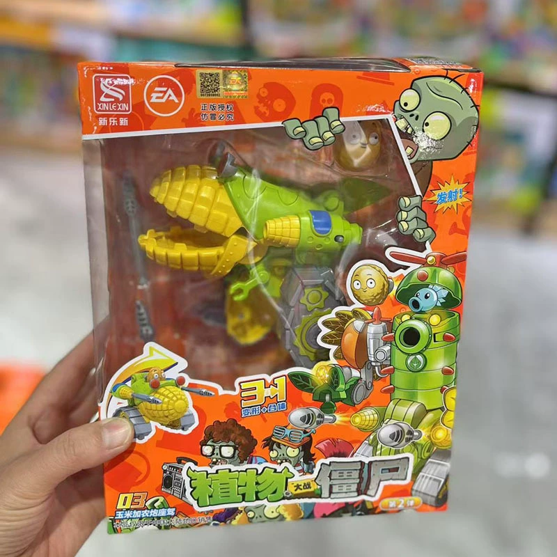 Plants vs. Zombies, трансформер, комбинированная игрушка, робот, конструктор, набор