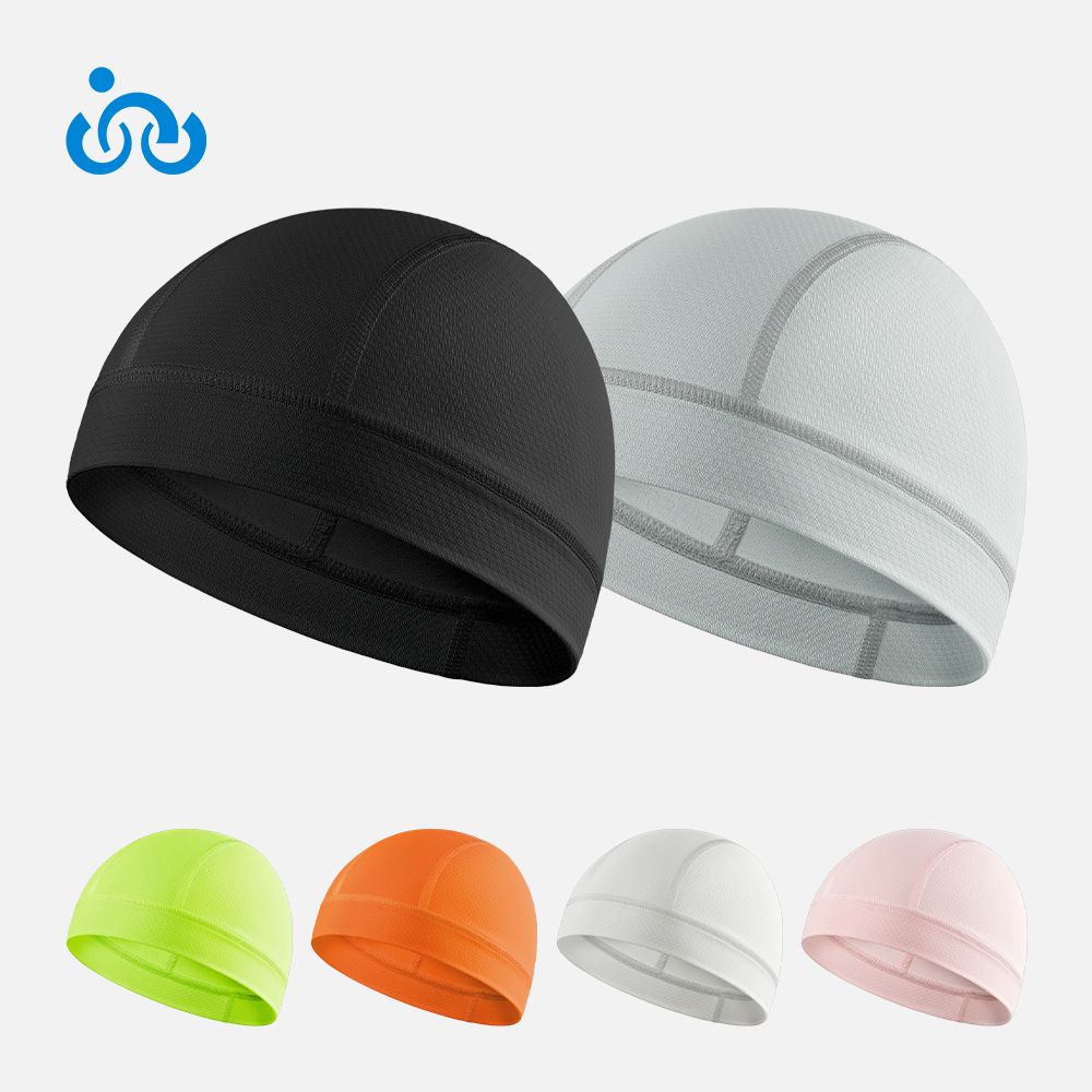 Cross-Border Sunshade Breathable Solid Color Beanie Hat Windproof Quick-Dry Outdoor Running Sports Brimless Cap Cycling Cap