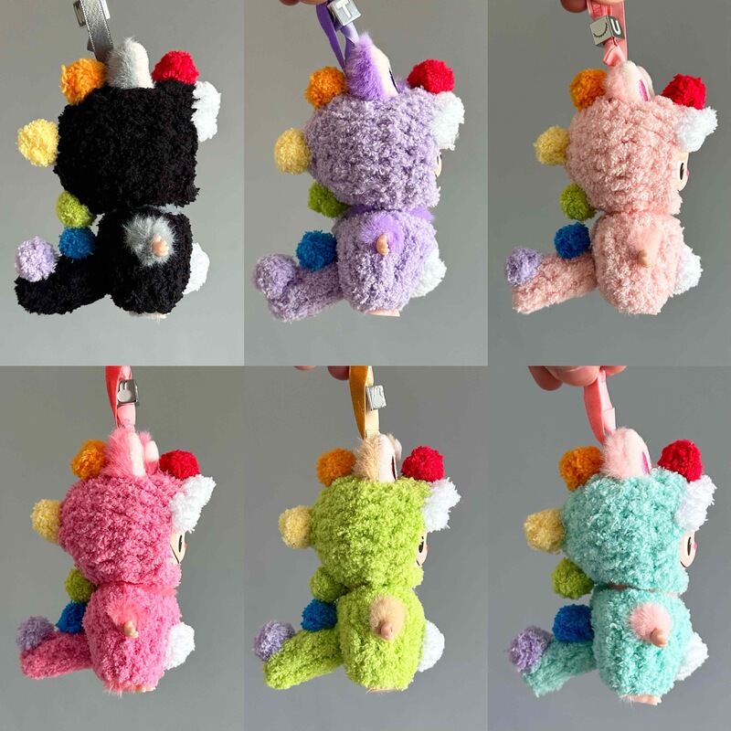 Little Red Book's Same Style 4.0 Labubu Doll Clothes Vinyl Toy Clothes Labubu Pure Handmade Dinosaur Suit