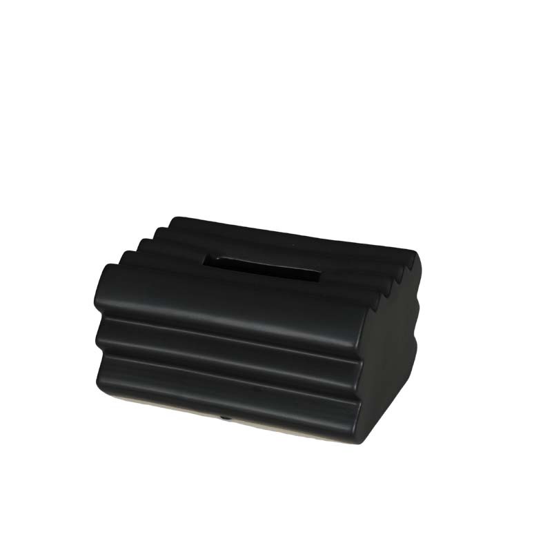 Caja de servillas de cerámica doméstica moderna creativa caja de servillas de aire crema caja de servillas de salón caja de extracción decoración adornos