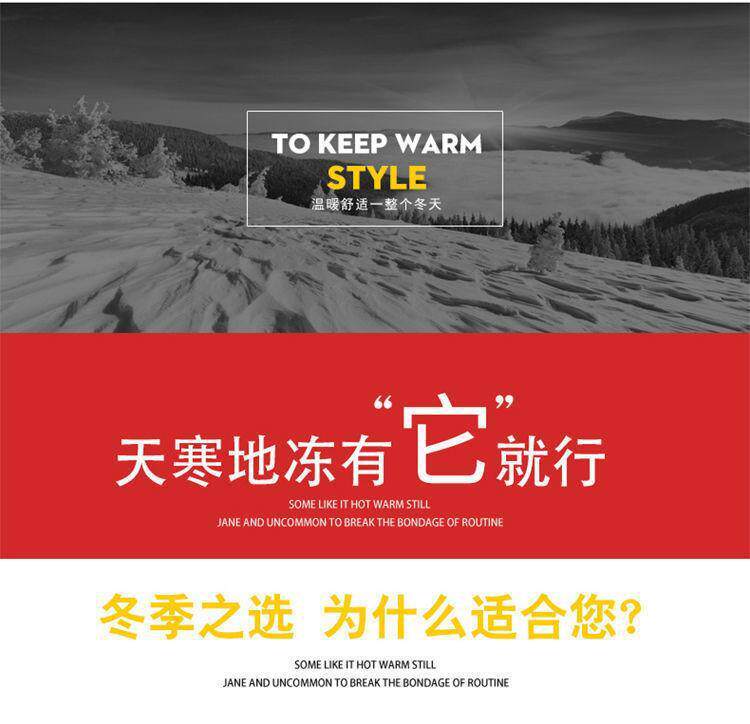 Bốt nam cổ trung lót lông giữ ấm chống trượt, giày da lười đế bằng — giày nâu, giày đen, Lông cừu đen, Màu nâu cộng với nhung chi tiết 8