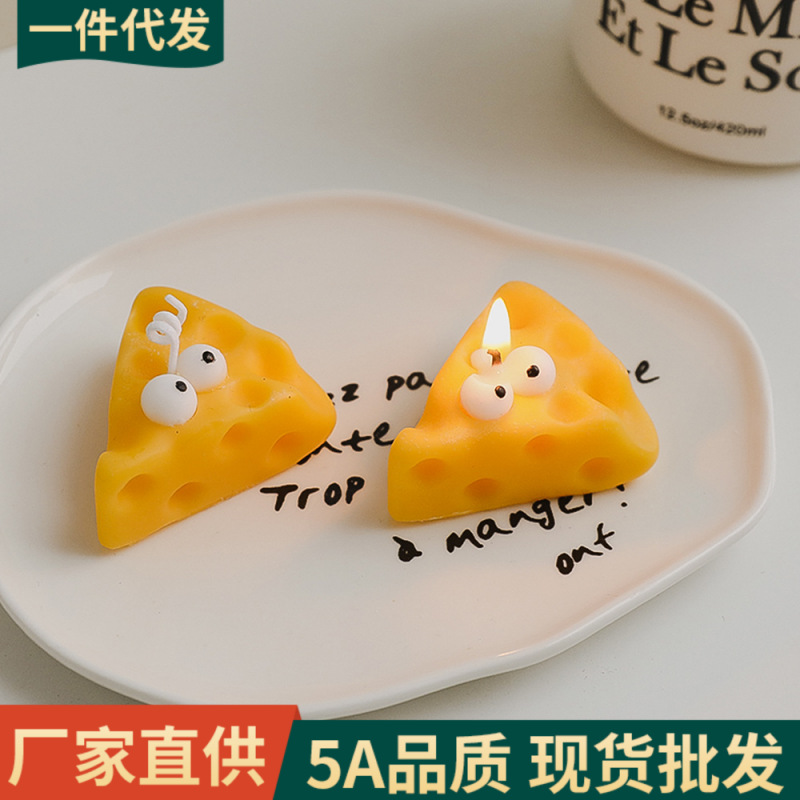 Vela de aromaterapia de queso regalo creativo al por mayor regalo de niña de bricolaje Regalo de Cumpleaños ins fragancia vela decoración