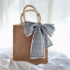 小絲巾女新款仿真絲百搭韓國印花細窄髮帶裝飾領巾長條小飄帶批發