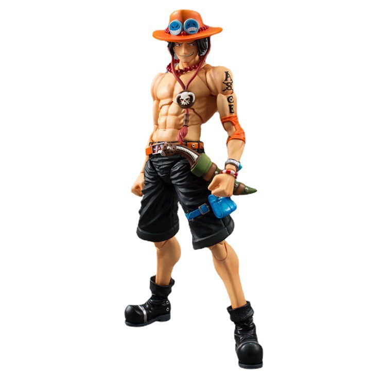 ワンピース可动エースフィギュア入れ替え可ハンド人形フィギュア玩具テーブルデコレーション置物|undefined