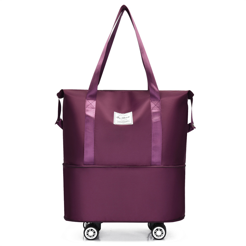 Bolsa de viaje de rueda universal bolsa de equipaje Portátil Bolsa de almacenamiento bolsa de maternidad separación húmeda y seca de gran capacidad bolsa de Yoga de fitness