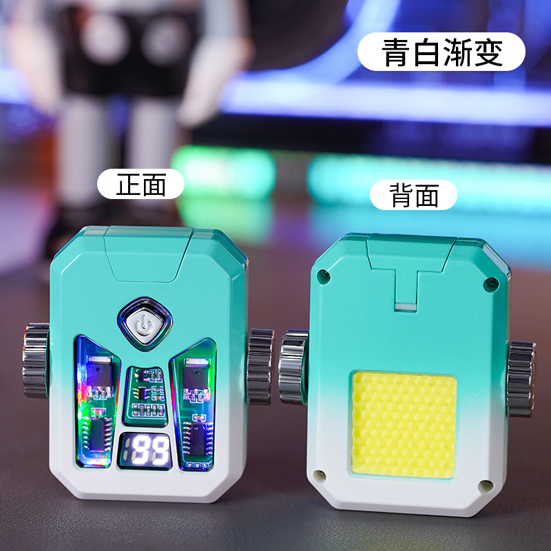 파란색과 흰색 그라데이션