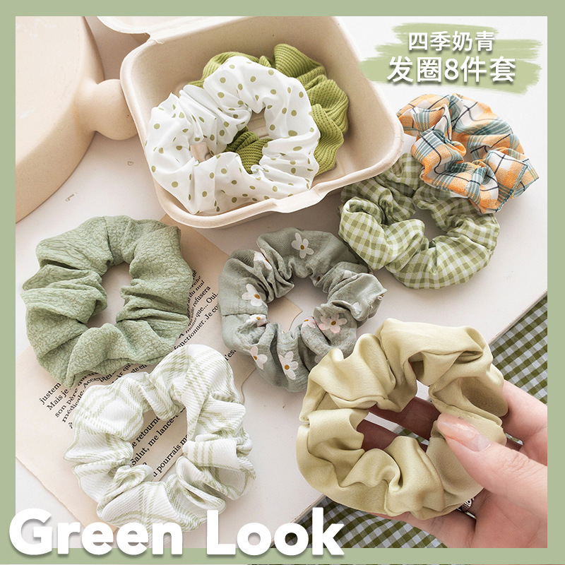 Korean-Style Hair Ties for Women, High-End Korean-Style Hair Bands, Sweet Scrunchies, Mori-Style Hair Accessories