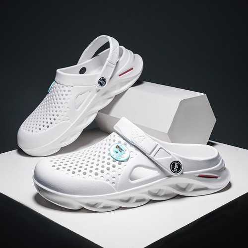 Summer hot sale garden men's shoes hole shoes sleeve fashionable all-matching outdoor casual home blade foot sets