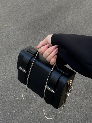 2024 early autumn new niche ins black bag women's versatile small variance shoulder bag crossbody bag Cambridge bag