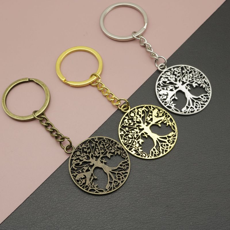 Amazon Xiyin Temu AliExpress Explosive Jewelry Simple Tree of Life Keychain Pendant