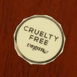 源头厂家直销不干胶CRUELTYFRE标签防伪贴纸铜版纸标签纸圆形批发