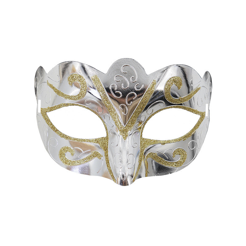 Mariposa máscara pintada mitad cara lucha libre mano de juego de rol visera carnaval Halloween props fiesta TK