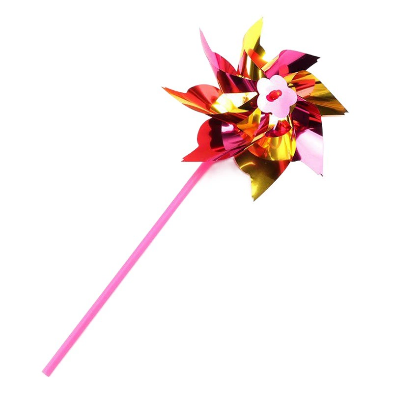 Маленькая ветряная мельница с блестками пластиковый лист маленькая ветряная мельница квадратное красочное Украшение DIY Детский сад киоск DIY игрушка