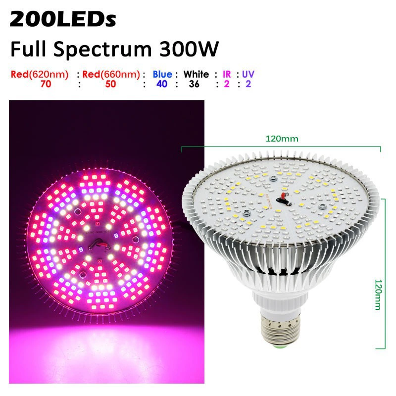LED plant lamp, fill light, comfortable light spectrum, 30W