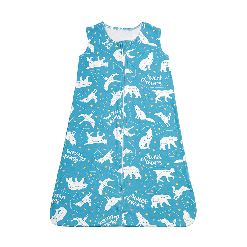 Children's cotton sleeping bag all-season