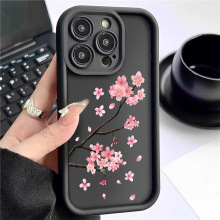 ��ɫ��֦���羳����ɰ�A�����ۺ�ɫ�����m��iPhone15/16/17�֙C��