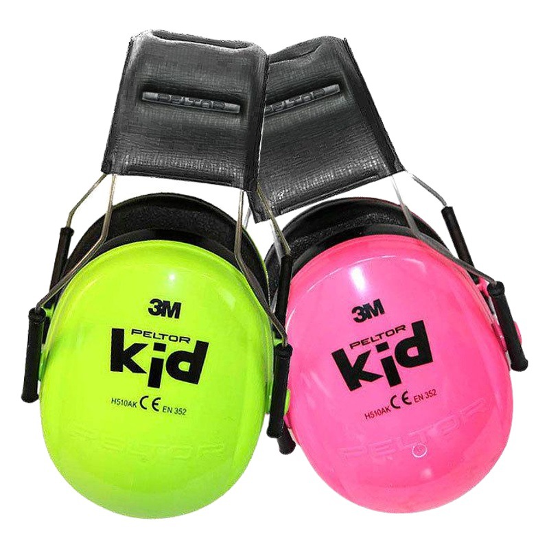 Orejeras de Protección Auditiva para Niños 3M H510AK-442-RE de Acero Inoxidable 21dB