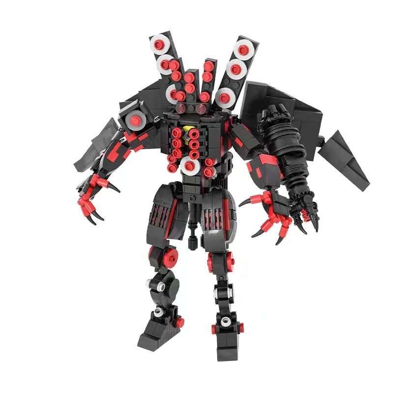 [Explosión de nuevo producto] SkibidiToilet WC man building blocks Monitor hombre oscuro sonido hombre V Titan TV man