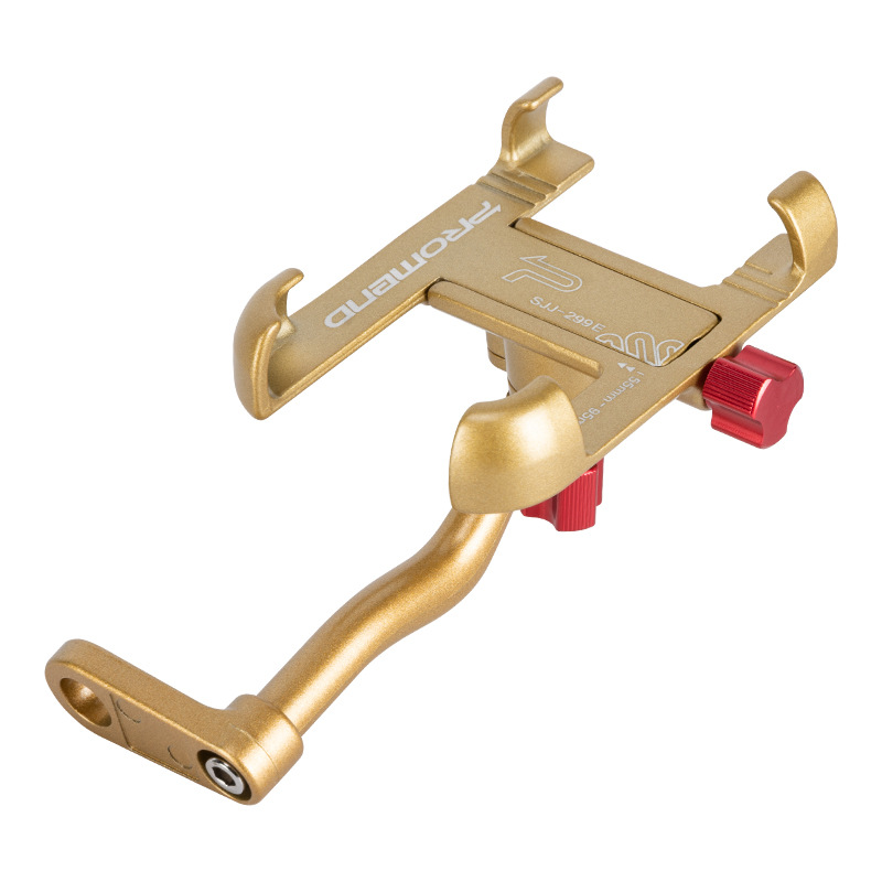 Soporte de teléfono móvil de motocicleta PROMEND ajuste giratorio Bicicleta Vehículo eléctrico navegación aleación de aluminio soporte de teléfono móvil