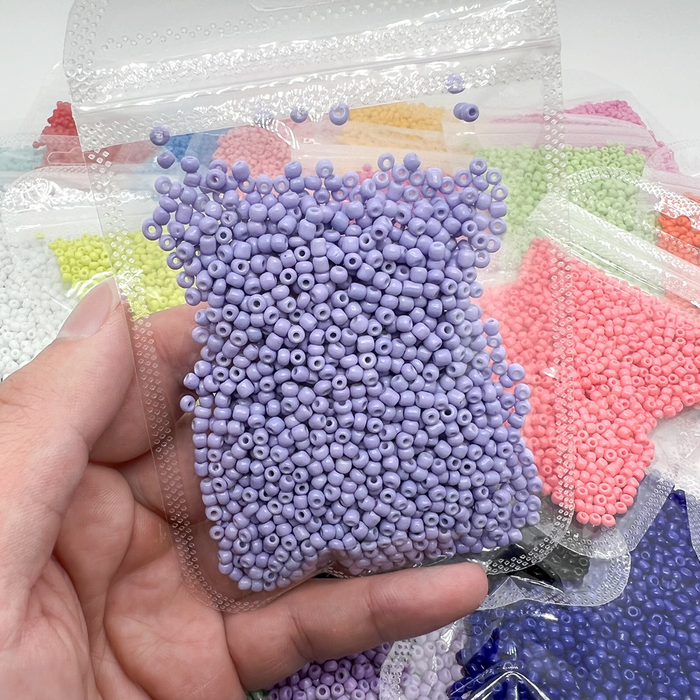 55g Weight Beads Jewelry Making Type DIY Jewelry Accessories Classification 1 Pack Quantity Glass Material Solid Color Pattern Stoving Varnish Design Simple Style, Classic Style Style 1 Pack Glass Solid Color DIY Jewelry Accessories Beads 2
