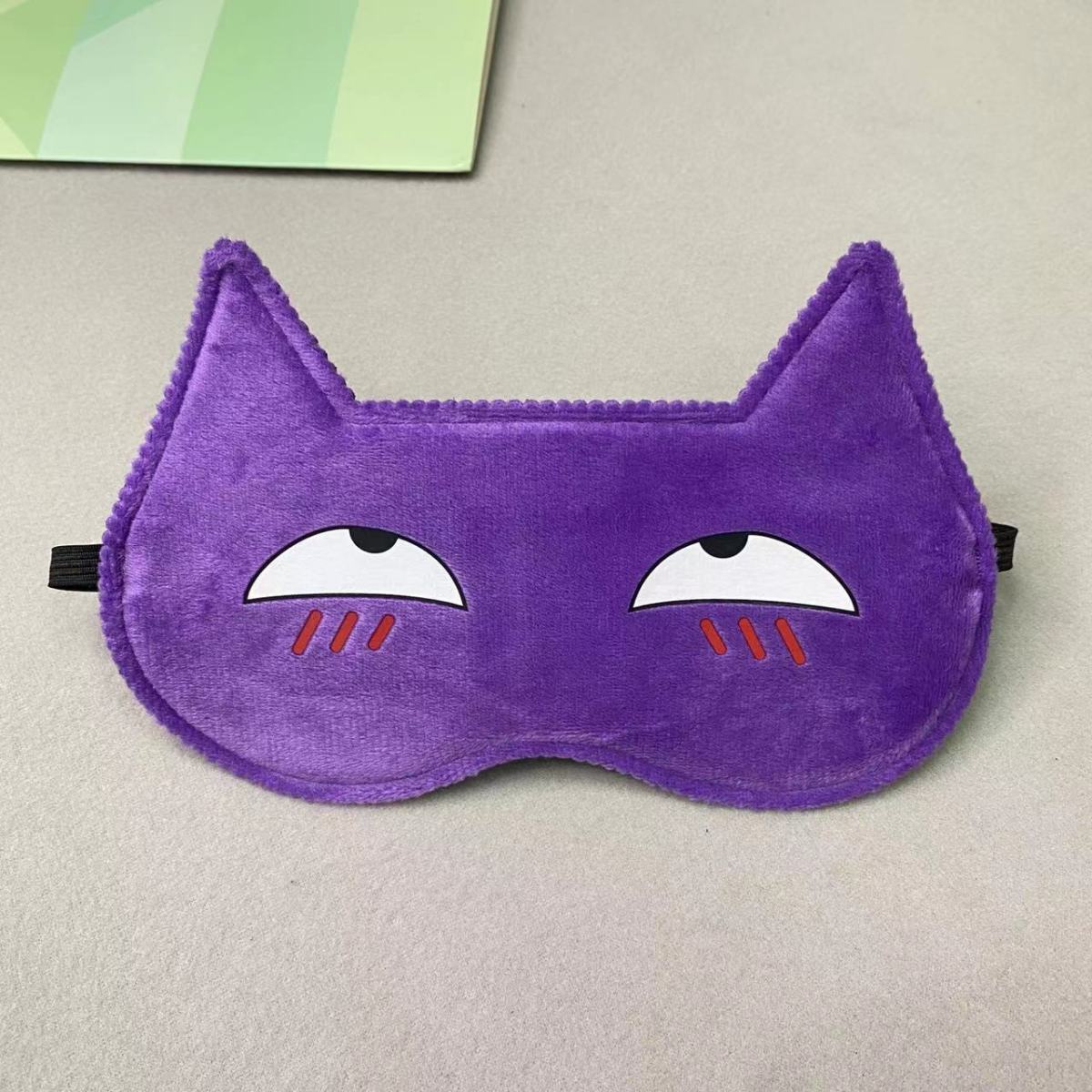 부끄러운 고양이 보라색