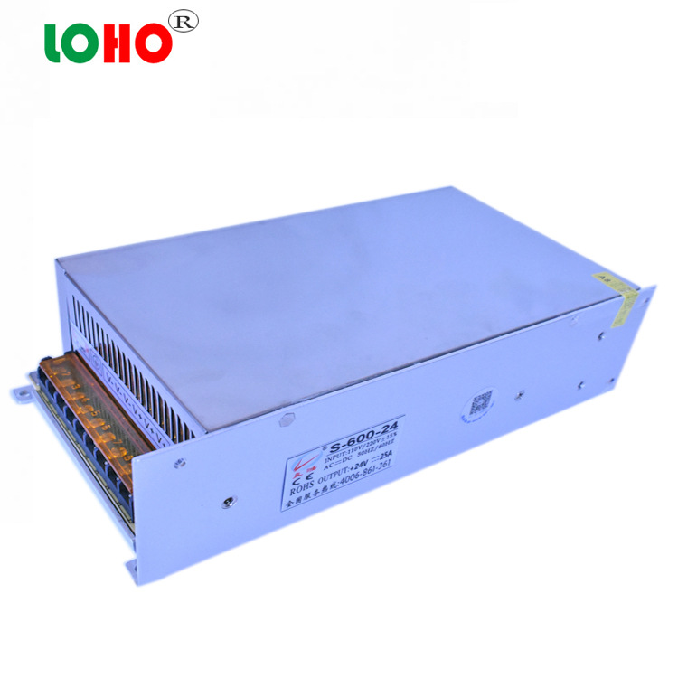 大24V600W开关电源 24V25A直流电源变压器 24V26V600W工业设备电
