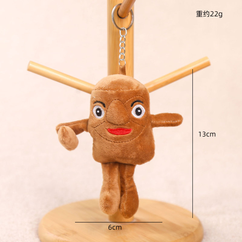 クロスボーダーAI山海経モンスターぬいぐるみタンゴンタングシュール木製スティックマンペンダント人形キーホルダー|undefined