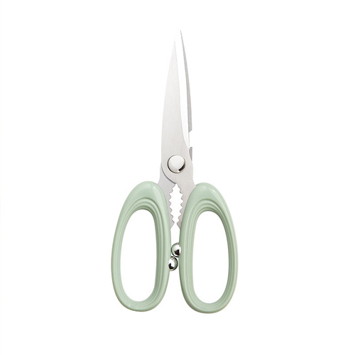 Kitchen scissors, household multi-functional scissors, dormitory food, barbecue bones, fish killing stainless steel strong chicken bone scissors