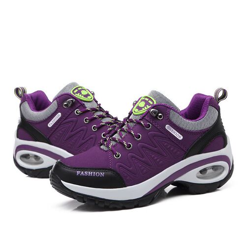 Women's Thick Heel Height Cushioning Air Cushion Outdoor Shoes Spring and Autumn New Fashion Sports Leisure Shoes for Mature Mothers Travel Shoes