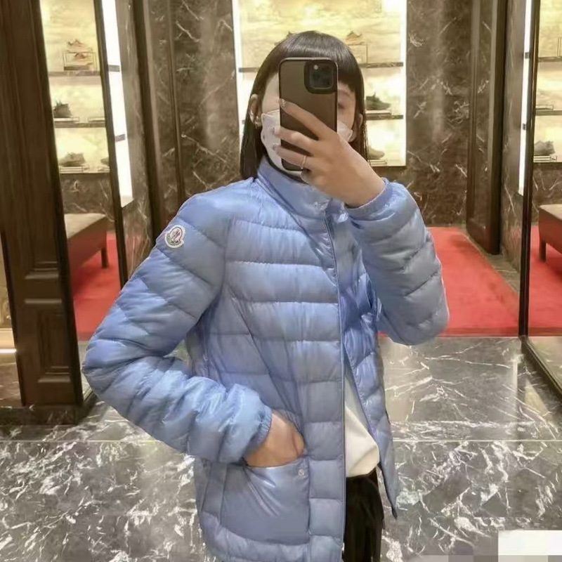 Moncl**25 New Foldableable Short Slim down Jacket Women's Jacket