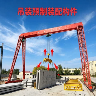 厂家32吨门式起重机上包下花龙门吊跨距25米轨道式龙门行车定制