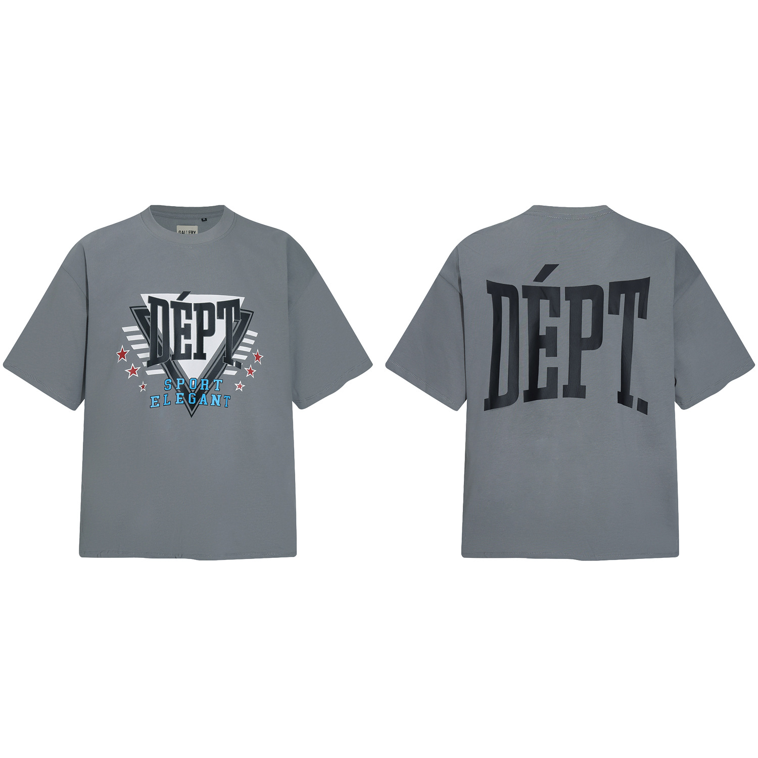 Galería American Trendy Brand Print Manga corta Vintage Verano Sueldo Gradiente Bronceado Camiseta de la calle Hombres