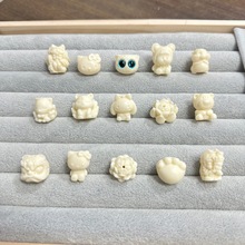 象牙果配饰莲花度母九尾狐扎基拉姆醒狮DIY文玩佛珠饰品配饰手机