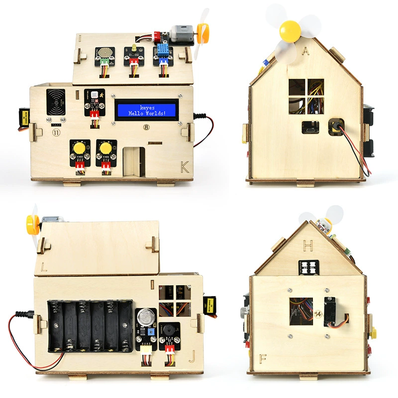 Модуль ESP32 Internet of Things, учебный набор для умного дома, графическое программирование на Python, mixly