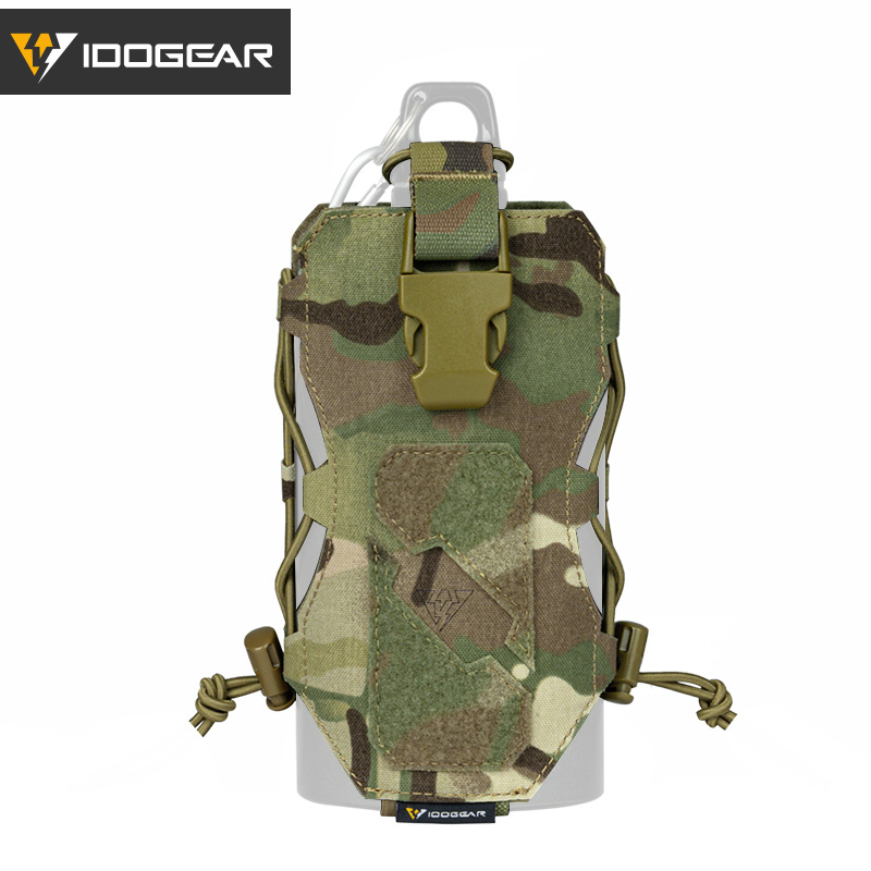Idogear pequeño acero escorpión al aire libre hervidor bolsa chaleco molle con bolsa deportes hervidor cubierta multifuncional bolsa de artículos diversos