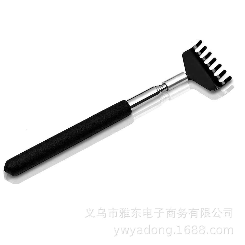 Seven-tooth retractable tickling artifact Retractable back scratching rake Itchy scratching bear claw stainless steel itchy scratching cat device