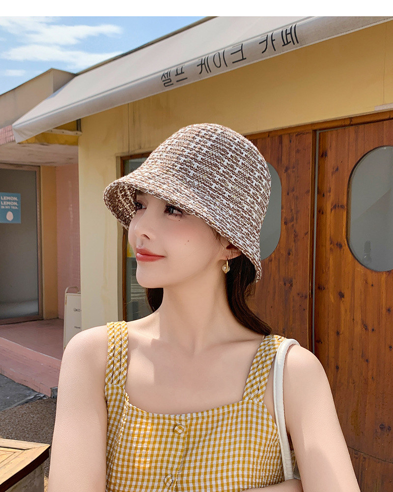 Women's Elegant Lady Simple Style Solid Color Wide Eaves Bucket Hat display picture 10