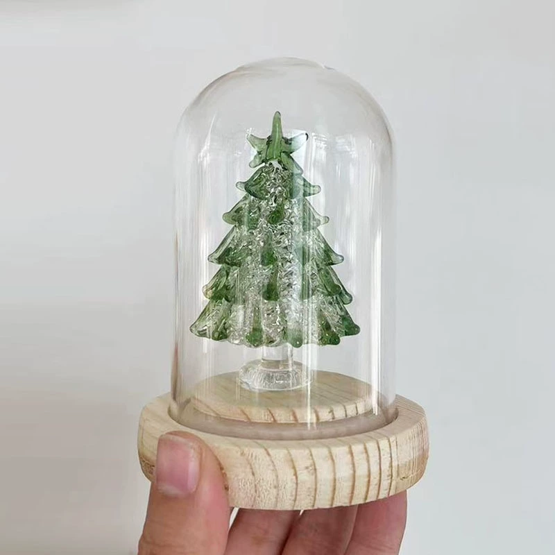 Glass holiday ornament, assorted gift box styles, handmade fragile decorations 4.5–13 cm