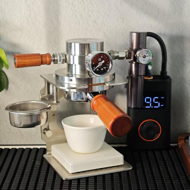 Haochen Pneumatic Coffee Machine G63 Handle Version Hammer Espresso Pot Portable Simple Style Haochen Pneumatic Coffee Machine G63 Handle Version Hammer Espresso Pot Portable Simple Style